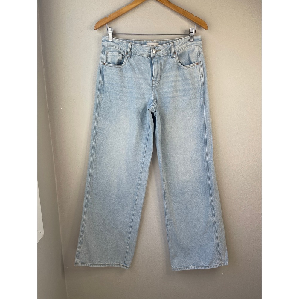 Pacsun Casey Baggy Jeans Light Wash Low Rise Wide Leg Denim Pants 28